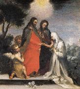 Francesco Vanni The Mystic Marriage of St.Catherine of Siena oil painting artist